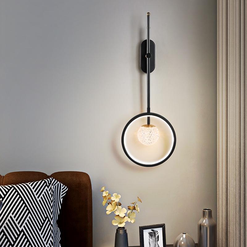 Minimalist Luxury Bedside Wall Sconce for Bedroom and Living Room