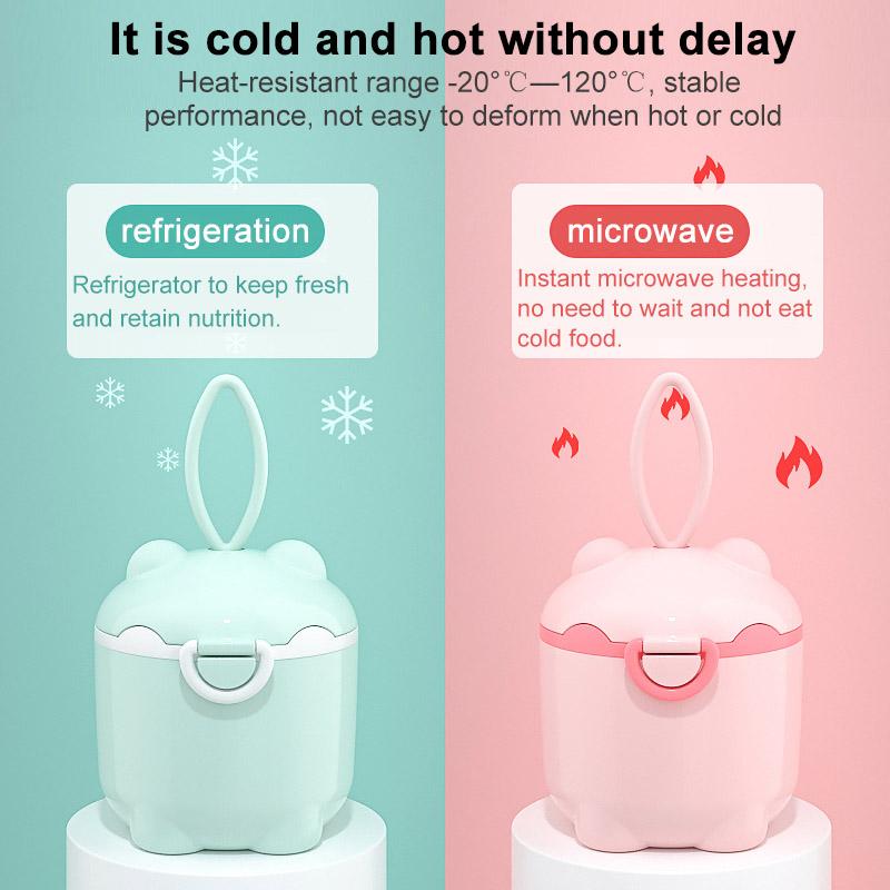 1Pcs Food Storage Box Milk Powder Container Baby Supplies Snacks Container Multi-function