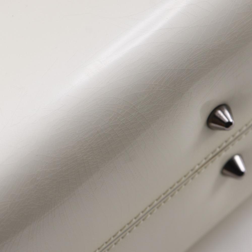 Dior Torebka Maris Pearl 2WAY na ramię ecru Skóra lakierowana Damska Używana