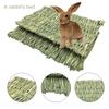Yousheng Rabbit Mat Square Shape Breathable Grass Woven Small Animal Sleeping Pad Pet Supplies