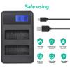 EN-EL14 Camera Battery Charger for Nikon D5200 D5300 D5500 D560 D3200 D3300 D3400 D3500 DF CoolpixP7000 P7100 P7700 P7800 Camera