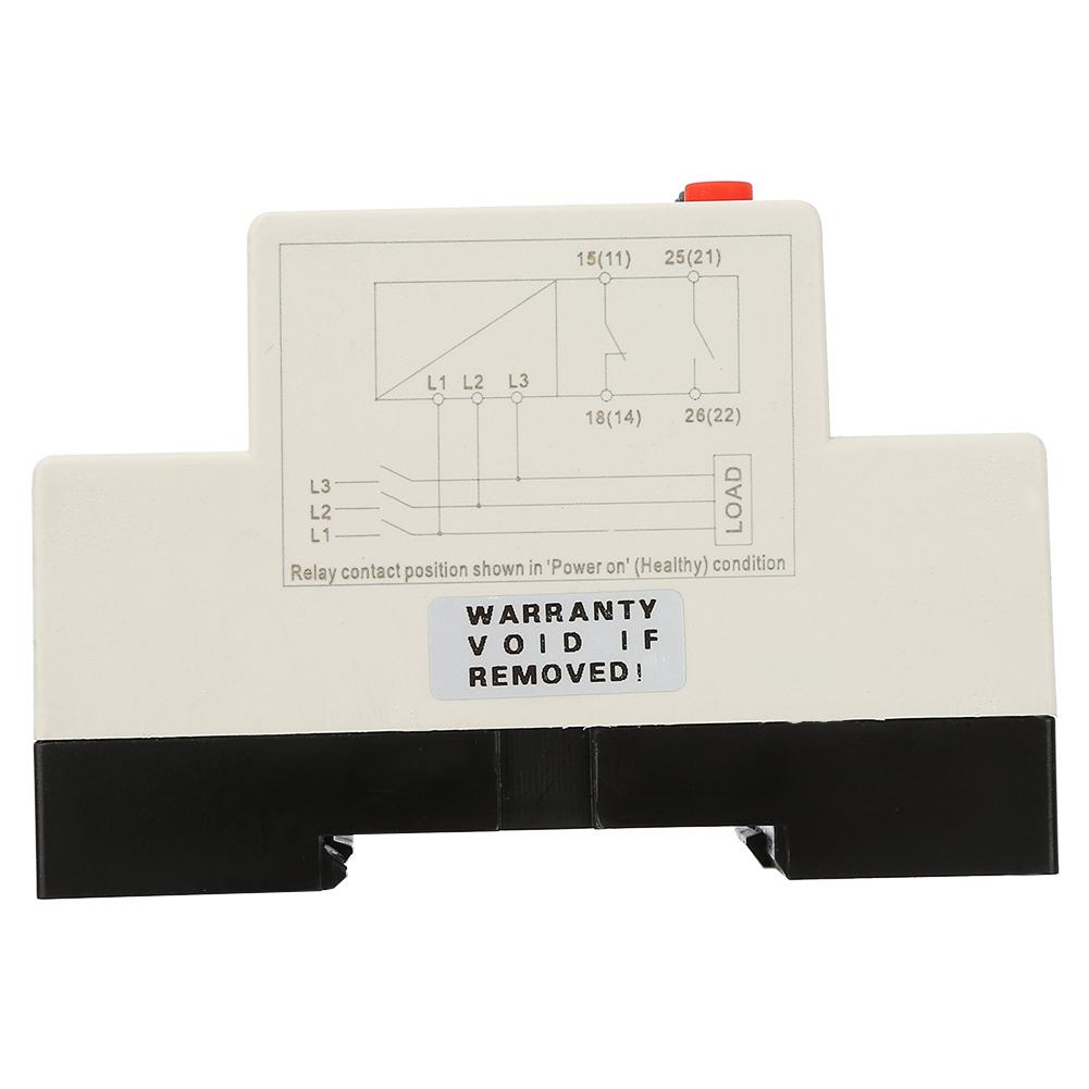 380V AC 50Hz 3 Phase Sequence Relay Protector Voltage Protective Relay with Digital Display