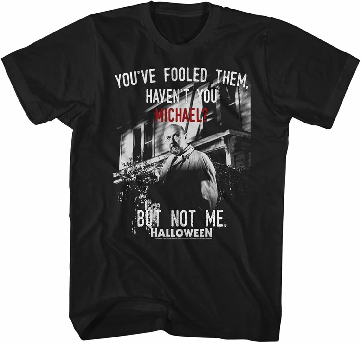 Halloween Not Me Adult T Shirt 4XL чёрный