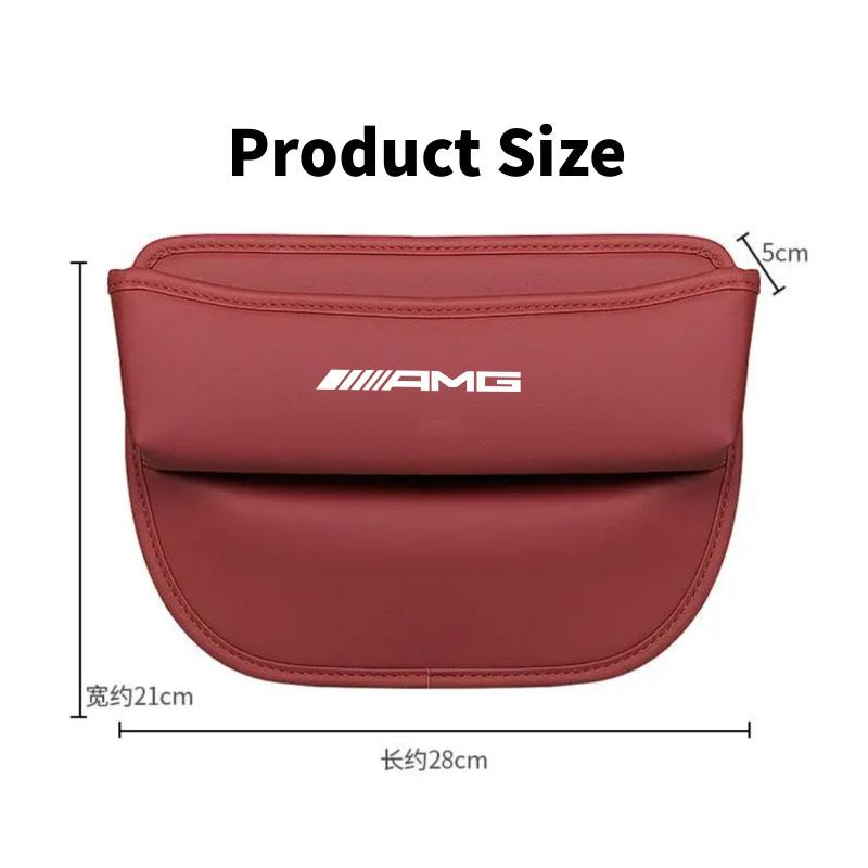 NHFW5 For Mercedes Benz C E S V Class AMG GLC ML SLK SL CLS GLA GLK Car Seat Multifunction Keychain Storage Box Seat Gap Storage Box