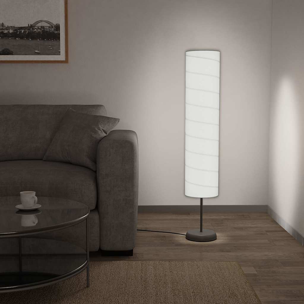 vidaXL Stehleuchte 121 cm Weiß E27 anti-blitz weiße