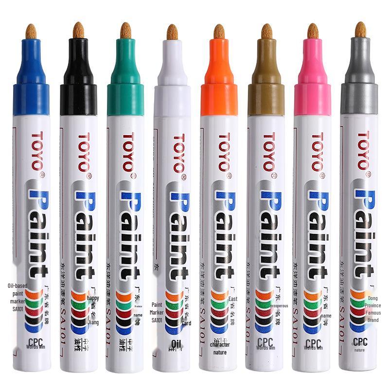 Toyo Paint Pen SA101: 10-pack Black & White Touch-up Markers with Free Shipping.
