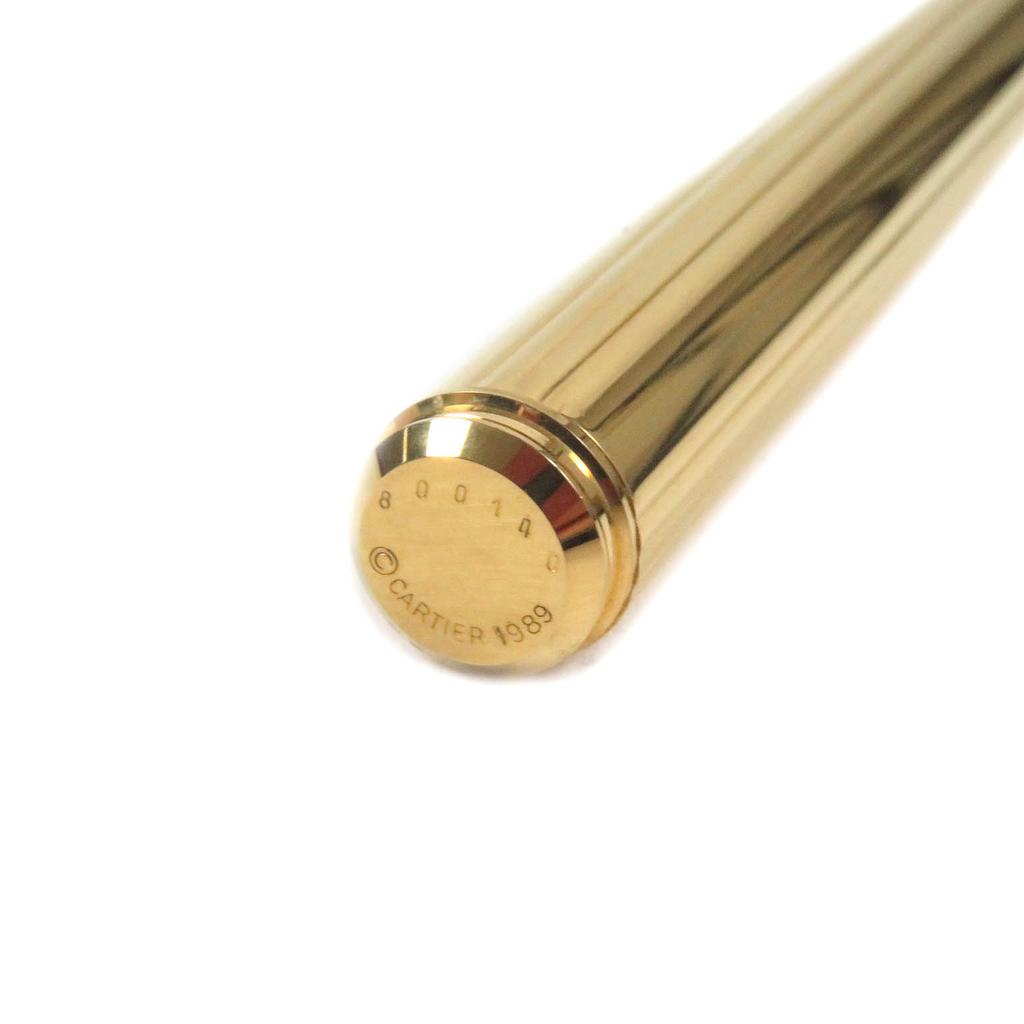Excellent Cartier fountain pen PANTHERE Must de Cartier Cap Type Gold silver18K  Used