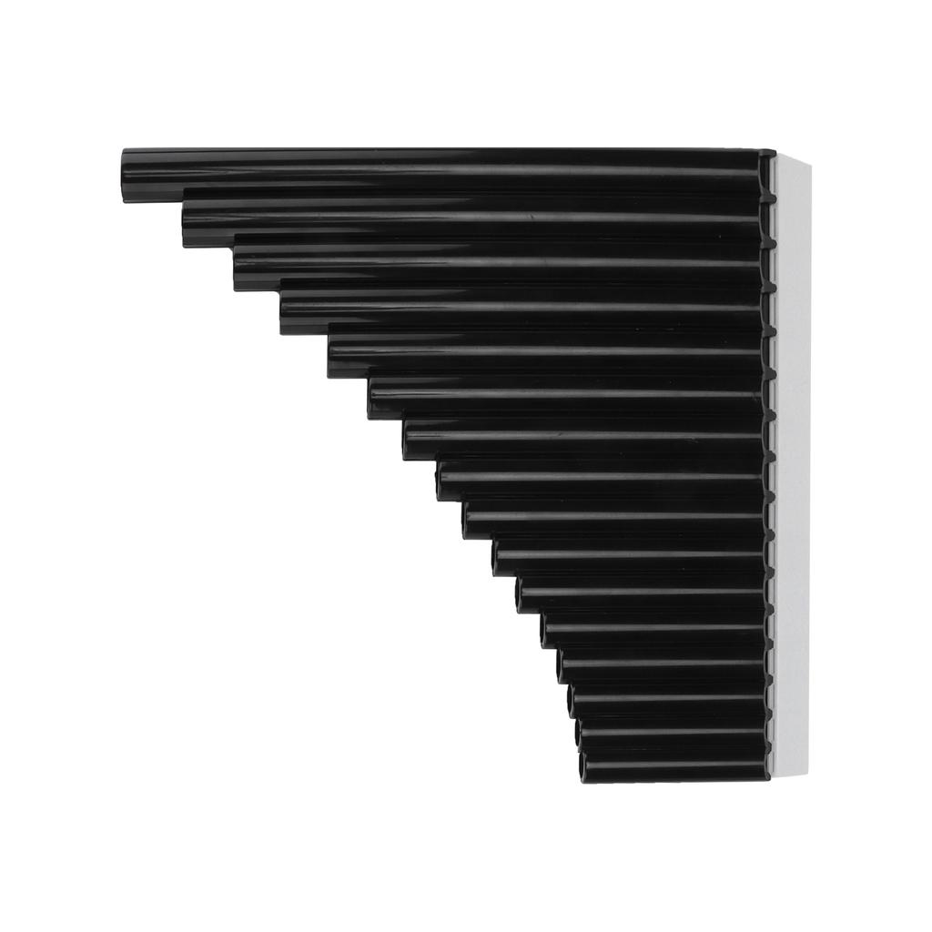 Pan Flute C Key with Cardboard Carrying Bag for Children Adults Beginners Teaching Staff Black 16