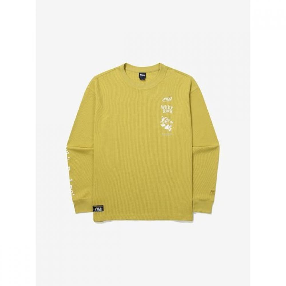 Fila WhiTe Rock Waffle Long Sleeve T shirT