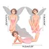 Romantic Fairies Figurines Angel Ornaments for Xmas Cake Topper Home Decor 3Pack