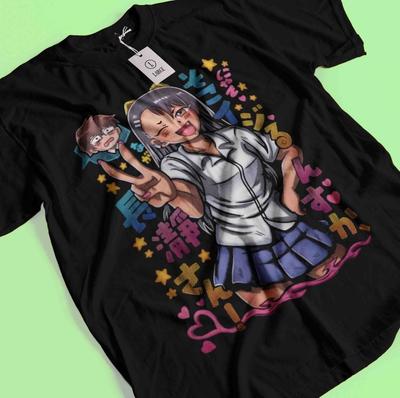 Miss Nagatoro T-Shirt Spiel nicht mit mir T-Shirt Kawaii Hentai Anime Mädchen Shirt
