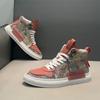 Chaussures de sport montantes chaudes, nouvelles pour le printemps, plates, brodées de strass, semelle souple confortable, à lacets, chaussures de repos xs