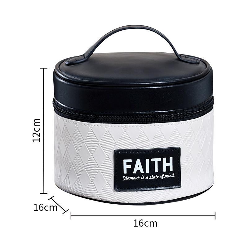 

Makeup Bucket Bag Portable Storage Bag Travel Toiletry Convenient Fashion And чёрный