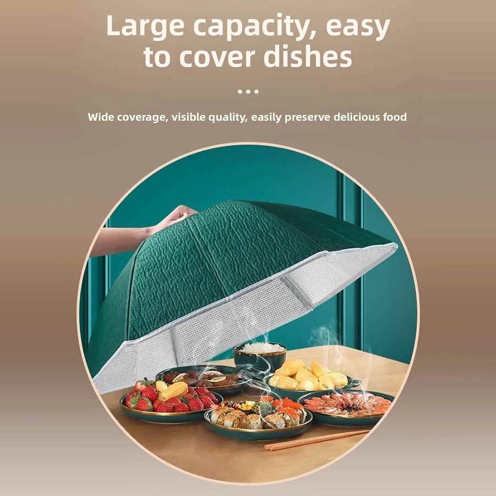 1Pcs Flyproof Table Cover Foldable Storage Kitchen Storage Organizer Insulated Food Cover  Home Use