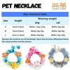 Hand-knitted Pet Collar Cat Decorative Collar Knitted Cute Dog Scarf Bib Saliva Towel Rabbit Decoration