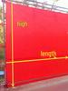 Windproof & Sunshade Tent Curtains: Blue/Red, Opaque/Transparent Options – Foldable, Ideal for Stalls and Canopies, New
