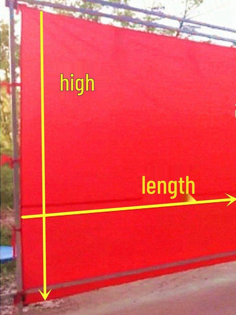 Windproof & Sunshade Tent Curtains: Blue/Red, Opaque/Transparent Options – Foldable, Ideal for Stalls and Canopies, New