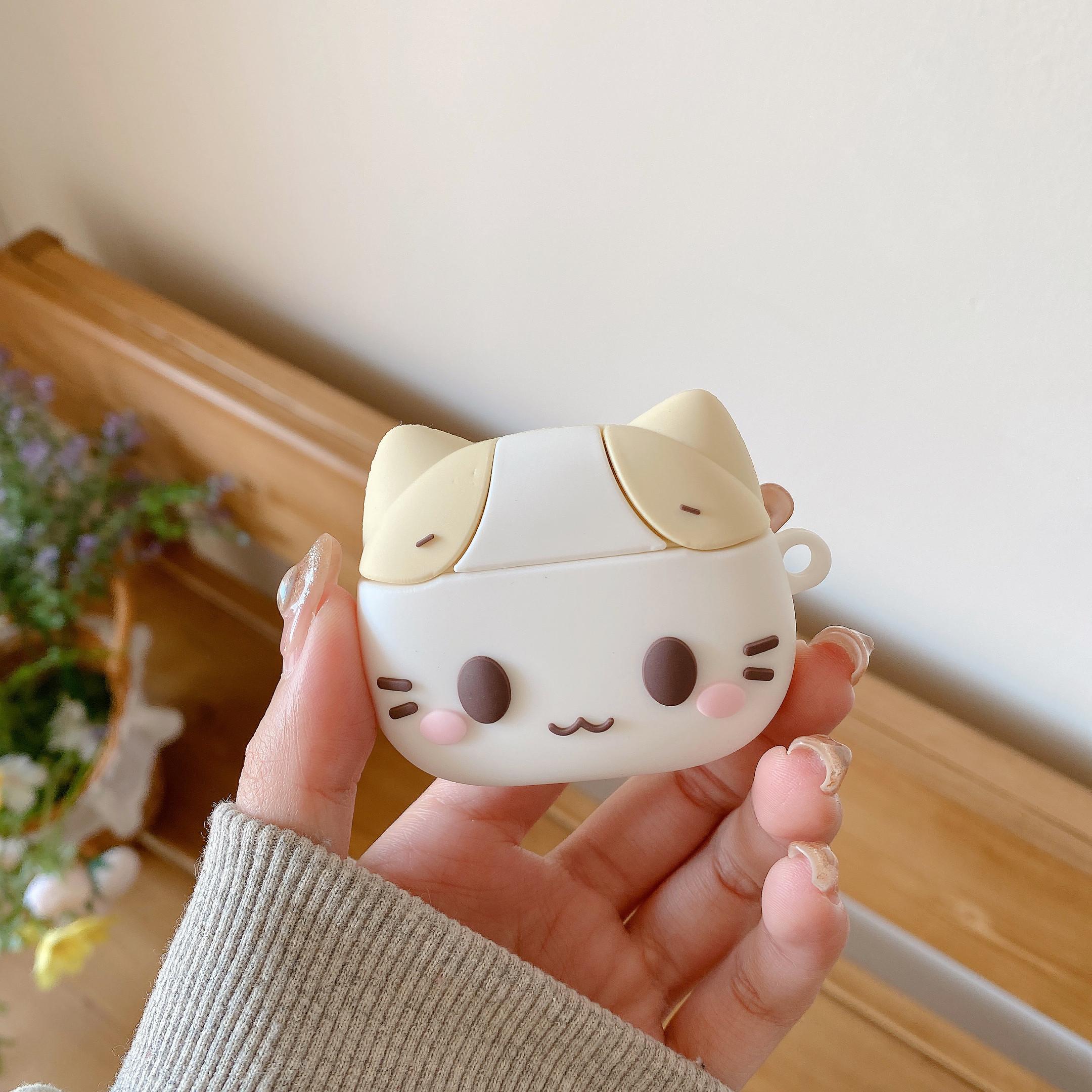 Cotton Candy Cat for Airpods Pro Pro 2 Pro 3 3 4 Silicone Earphone Case Cover Airpods Pro Or Pro 2