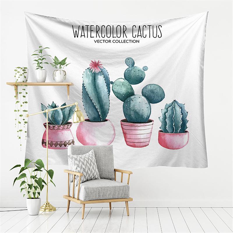 New Forest European-American Landscape TV Background Wall Tapestry - Polyester Decorative Hanging Cloth