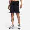 Nike Logo Print Drawstring Straight-Leg Low-Rise Sports Shorts Men bottoms Black FQ0349-010