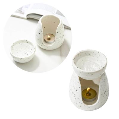 Ceramic Oil Burner Aroma Lamp Tea Light Holder Aroma Diffuser Warmer for Essential Oils Fragrance Oil and Scented Wax