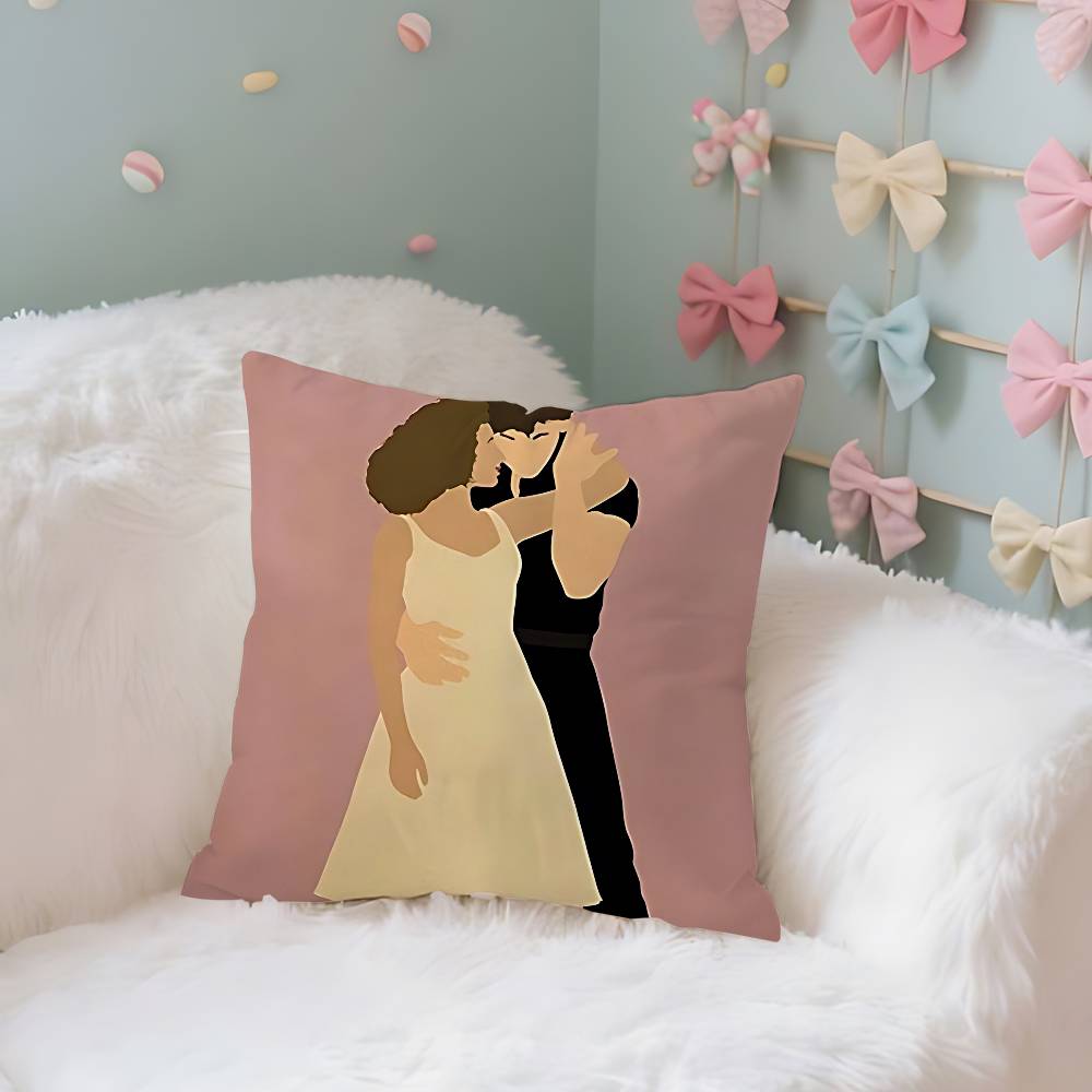 Dirty Dancing Case Plush Fabric Soft Pillowcase Double Sided Print Cushion Cover Household Gifts