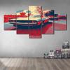 HD Prints 5 Pcs The Muscle Bros Canvas Picture Modern Wall Artwork Paintings Living Room Home Decor Modular No Framework Posters