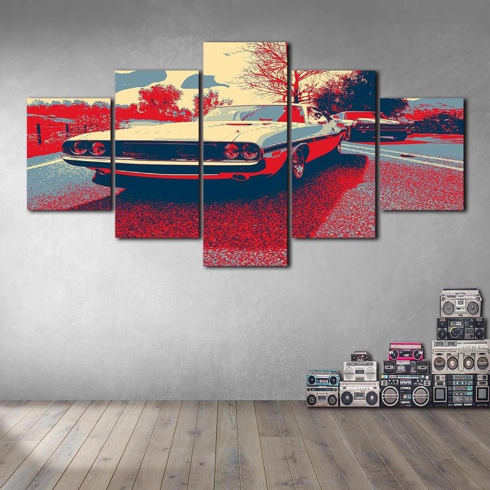 HD Prints 5 Pcs The Muscle Bros Canvas Picture Modern Wall Artwork Paintings Living Room Home Decor Modular No Framework Posters