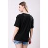 Pack Of 2 Cotton Blend Graphic Printed Half Sleeves Oversized Loose fit T-shirt