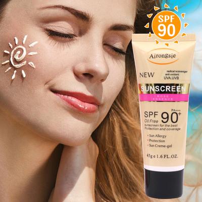Сонцезахисний крем для обличчя SPF90+, сонячний сонцезахисний крем для шкіри, корейський зволожуючий захисний крем для тіла
