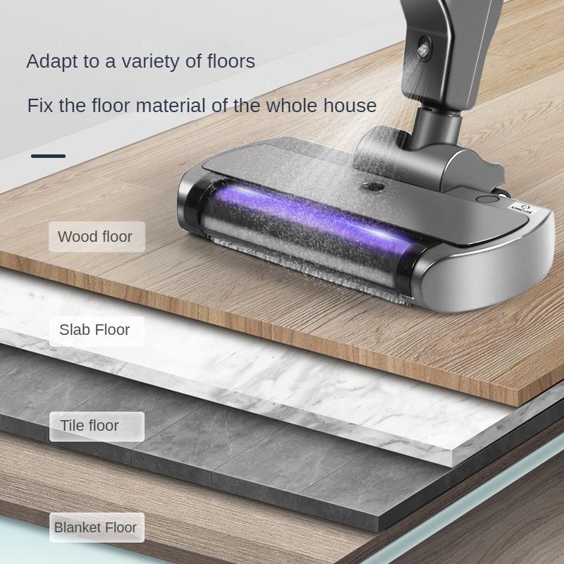 3-in-1 Intelligent Wireless Floor Scrubber Multifunctional Sweeping Machine High Power Handheld Vacuum Cleaner