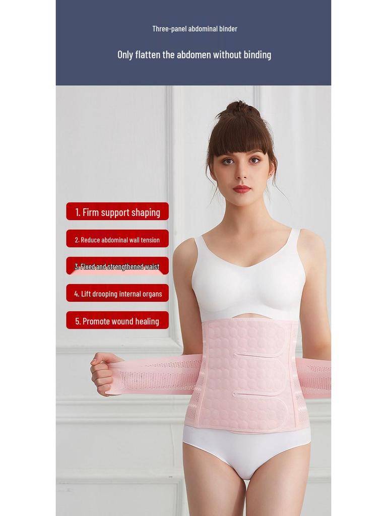 3-w-1 Poporodowy Pas Brzuszny i Talia dla Cesarskiego Cięcia i Porodu Naturalnego, Rozmiar Plus