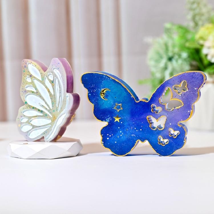Handmade Silicone Molds Plasters Molds Butterfly Candle Molds Ornament Molds Casting Molds Epoxy Resin Molds