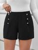 2026 Women's Summer Bodycon Shorts: Elegant Solid Color Slim Fit for European & American Fashion