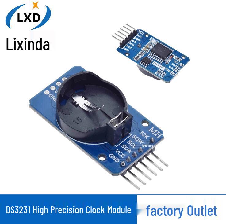 DS3231 AT24C32 Precision IIC Clock & Storage Module