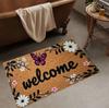 Entrance Carpet Pink Rose Welcome Home Mat Non-Slip Soft Floor Mat Indoor Outdoor Doormat Kitchen Floor Home Mats Foot Mat