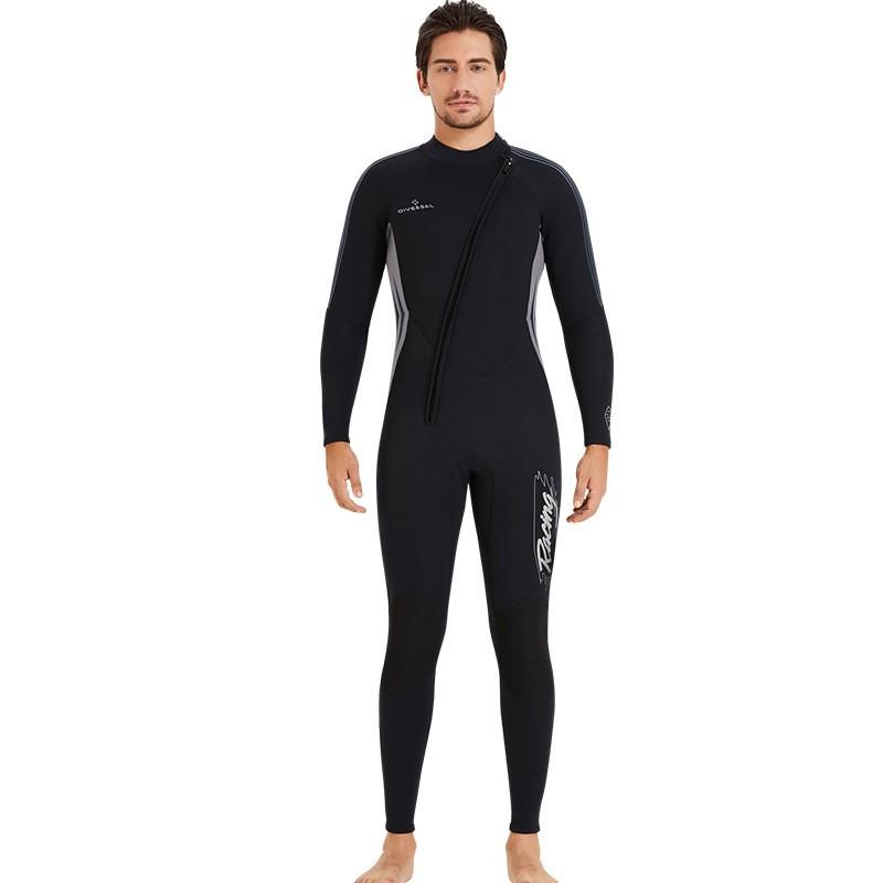 Mens 3mm Neoprene Full Wetsuit Scuba Diving Snorkeling Surfing Warmth UV Protection Water Sports Gear