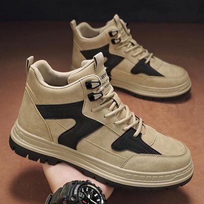 Herrenschuhe 2025 neuer Herbst High-Top Martin Schuhe Herren Outdoor Work Schuhe Herren Sport und Freizeit Trendschuhe Jugend