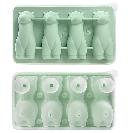 Alpaca Ice Mold Silicone BPA-Free Easy Release Ice Pop Mold Reusable Soap Candle Mold DIY Ice Cream Maker for Home Kitchen Outdoor Travel Dining