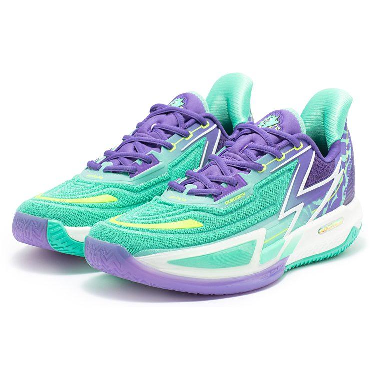 361 BIG3 4.0 Quick Pro Cushioning Slip Resistant Abrasion Resistant Breathable Low top Carbon Plate Basketball Shoes 672321109F-1