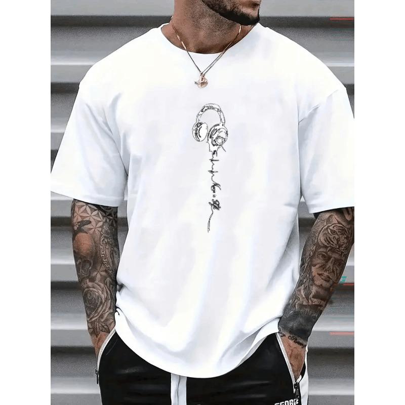 European Sizes Mens TShirt Comfortable Crew Neck Casual ShortSleeves Soft Breathable Top Menswear Tshirt Summer Spring Streetwear