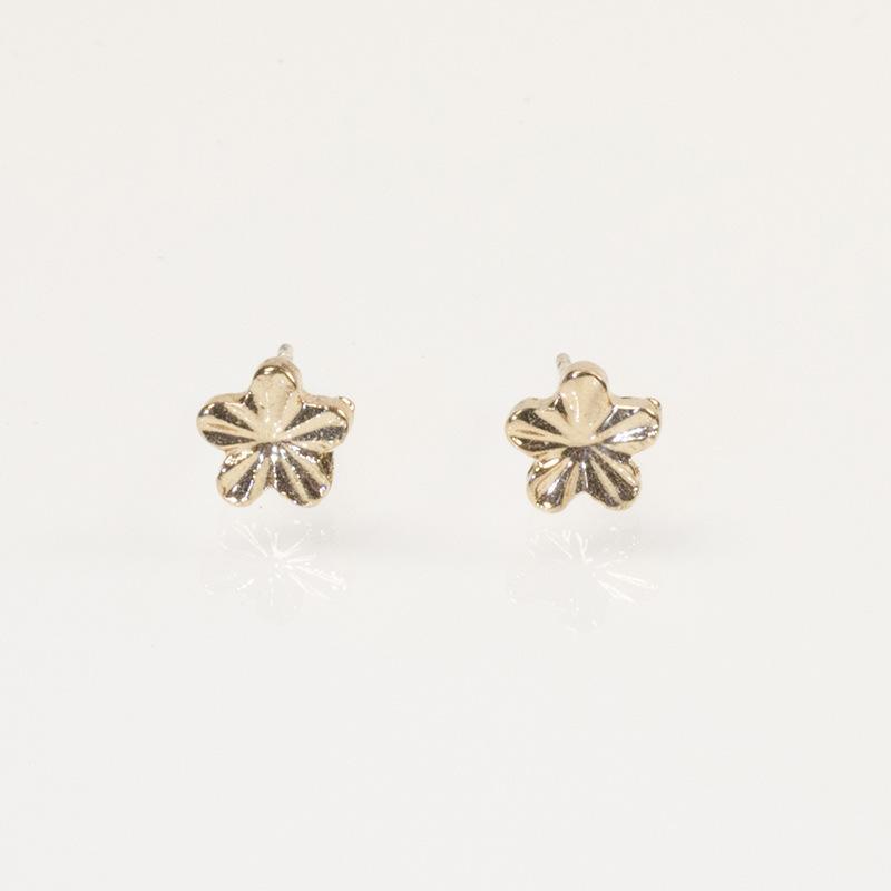S925 Silver Needle Flower Stud Earrings Women s Mini Simple Niche Design Small Flower Earrings Earrings