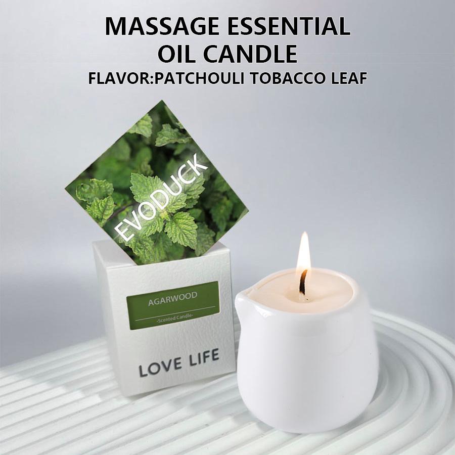 Fruity scented natural massage oil candle. Low heat. 1.69 oz, coconut wax. Hydrating. For home & V-Day. Natural luxury. Soothing