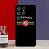 Fashion Lithuania Flag Funda Case For Samsung Galaxy S25 Ultra S9 S10 S20 S21 S22 Plus S23 FE S24 Ultra Phone Cover