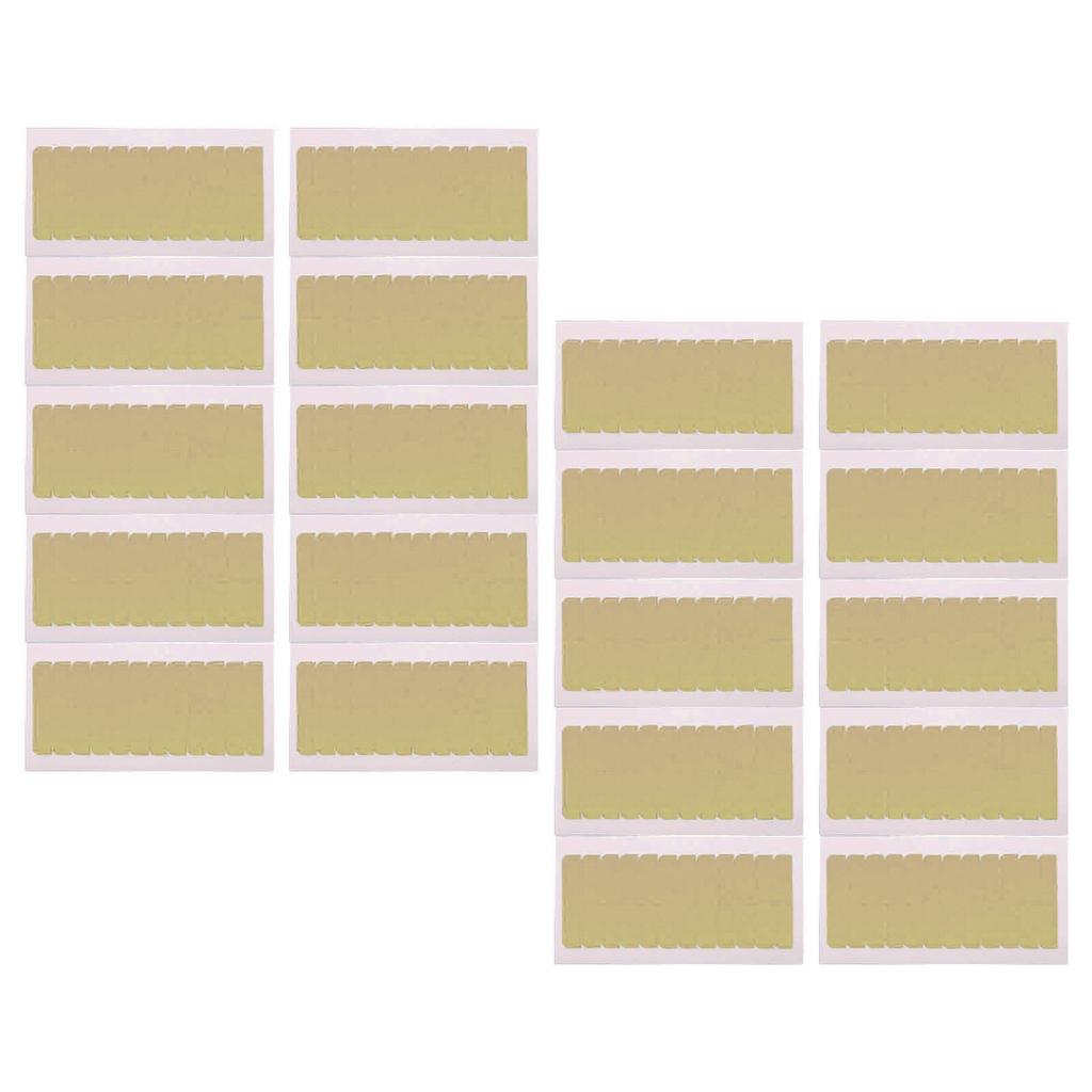 240pcs Hair Extension Tape Double Sided Extension Tapes Tabs Water Resistant Replacement Wig Tapes for Home Hair Salon 0.31x1.57in