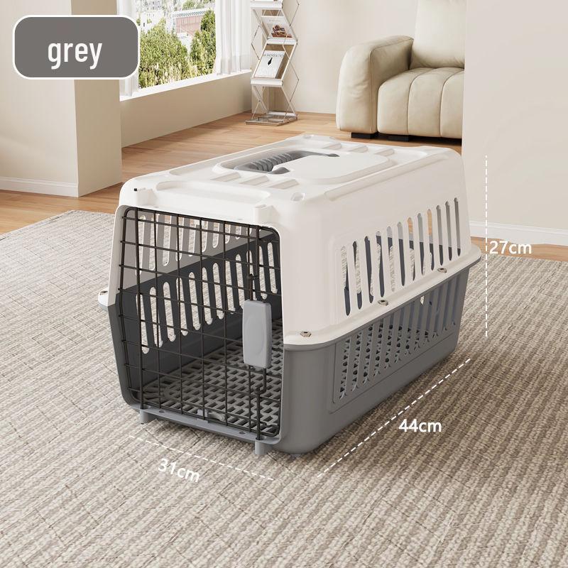 Mee Portable Pet Carrier for Cats and Dogs - Travel Air Transport Cage for Small & Medium Pets
