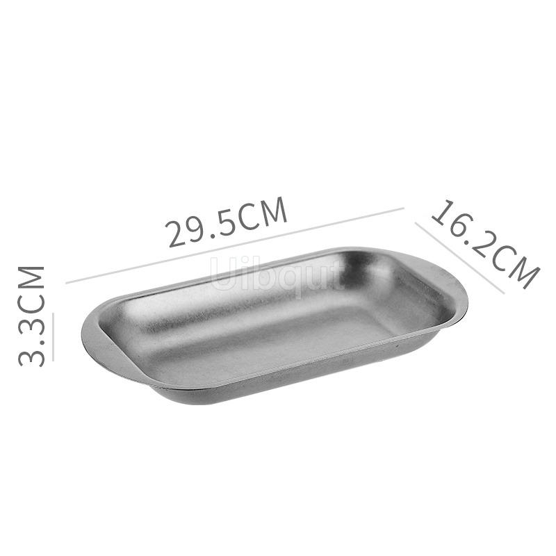 Creative irregular plate High-end stainless steel outdoor tableware Western-style dinner plates Vintage alien-shaped plate