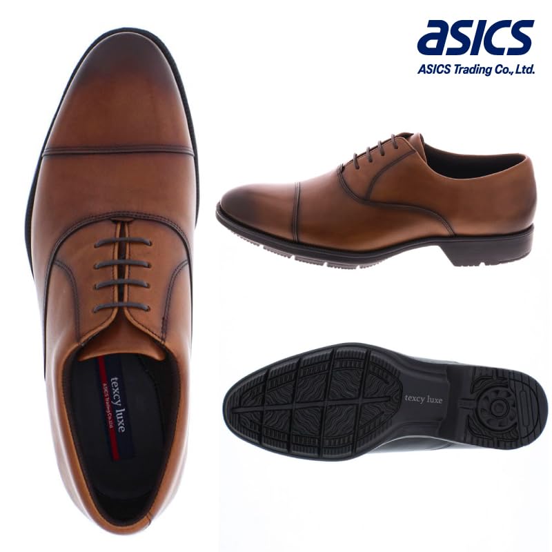 Texcy Luxe Men's Business Shoes, TU-7774S, Brown, Size 27.0 cm, 3E