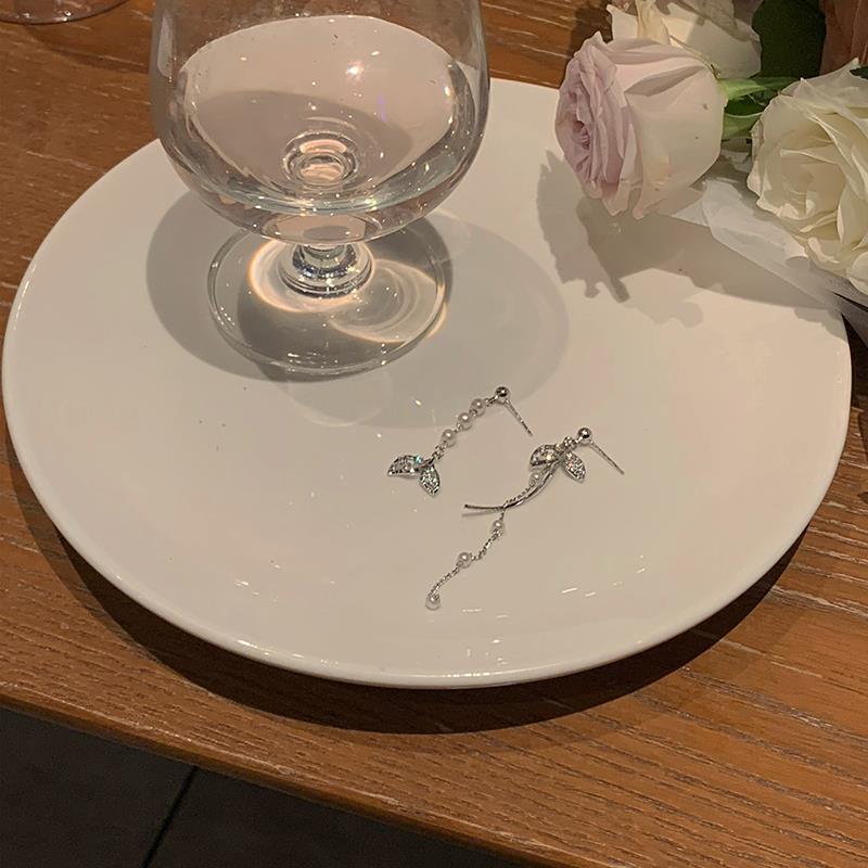 925 Silver Needle Curved Earrings Earrings Temperament Premium Versatile Small C-Shaped Circle Earrings