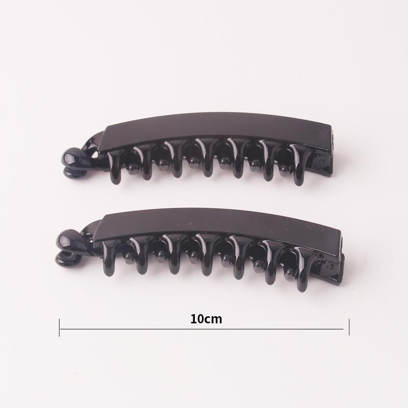 Summer Hair Accessories Banana Hair Clip for Lady Environmental Abs Tines Crab for Hair Twist Hair Pin for Girls 2 Pieces